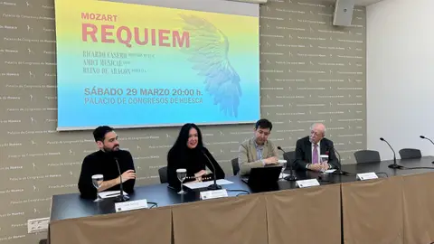 El Réquiem de Mozart llega a Huesca el 29 de marzo El Réquiem de Mozart llega a Huesca el 29 de marzo