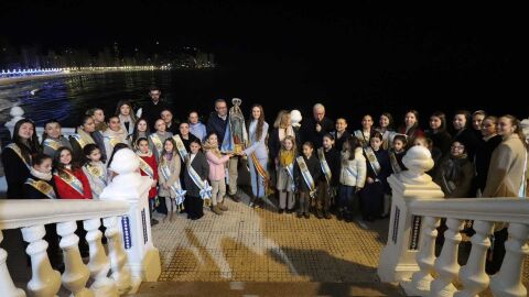 Recorrido de la Mare de D&eacute;u del Sofratge al alba del 16 de marzo en Benidorm