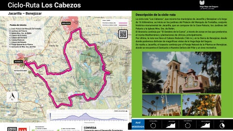 Convega amplía la red comarcal de ciclo-rutas con cinco nuevos itinerarios que recorren 14 municipio Convega amplía la red comarcal de ciclo-rutas con cinco nuevos itinerarios que recorren 14 municipio