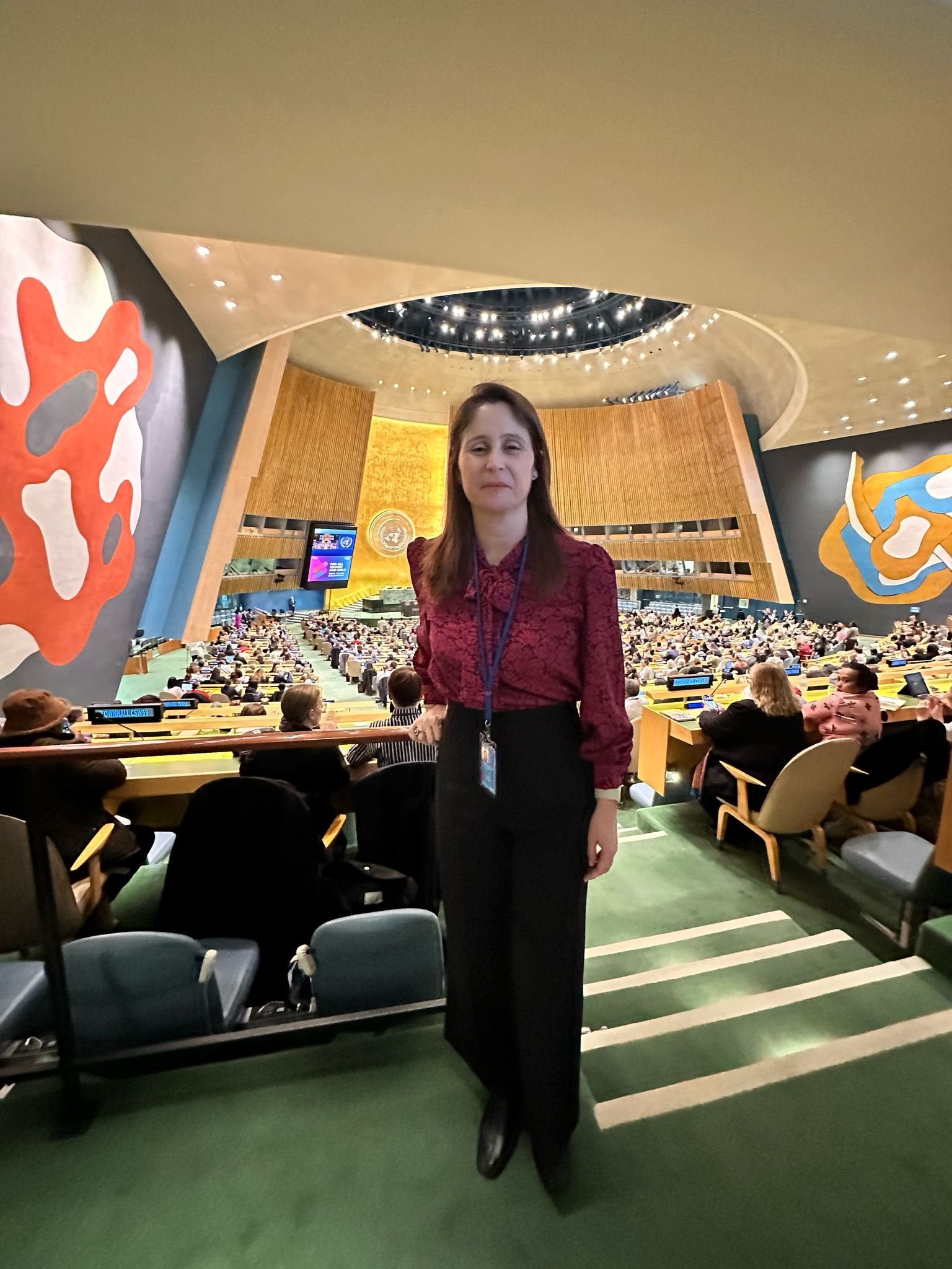 Milena Herrera defiende en Nueva York que "el feminismo es una oportunidad para todos" Milena Herrera defiende en Nueva York que "el feminismo es una oportunidad para todos"