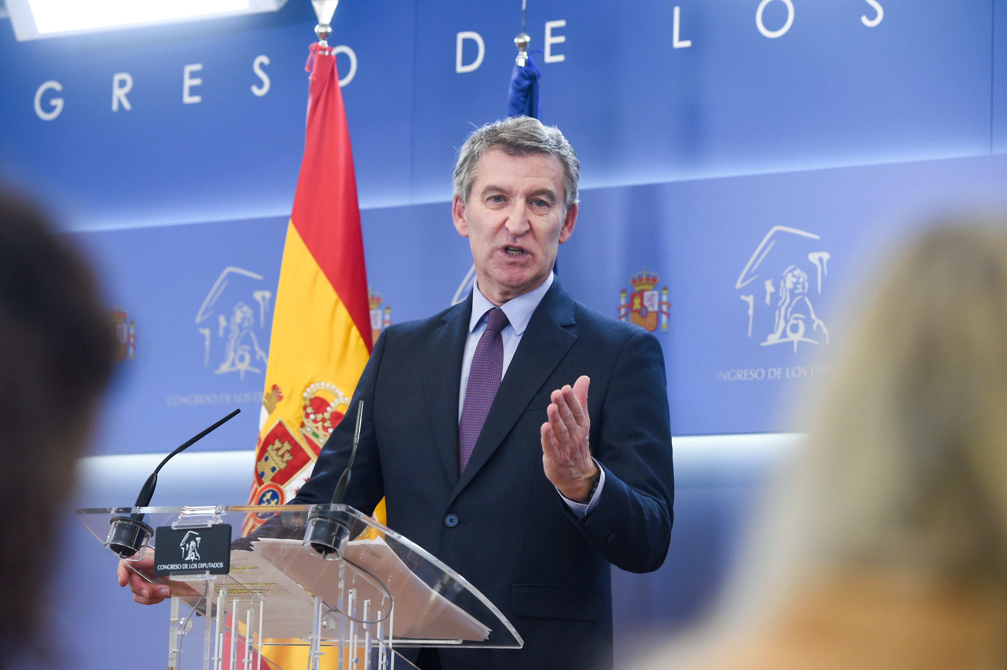 Feijóo presiona al Gobierno para que aclare cómo va a aumentar el gasto en Defensa Feijóo presiona al Gobierno para que aclare cómo va a aumentar el gasto en Defensa