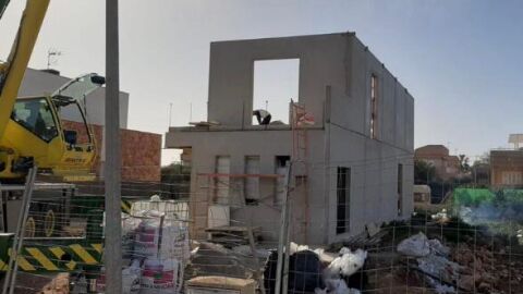 Una de las viviendas afectadas por la presunta estafa inmobiliaria en Mallorca