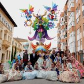 Visita a la falla Don Bosco. 