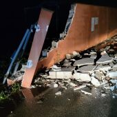 Uno de los inmuebles afectados