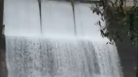 Fresneda desembalsando agua Fresneda desembalsando agua