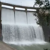 Fresneda desembalsando agua Fresneda desembalsando agua