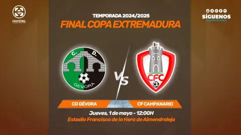 El Francisco de la Hera albergará la Final de Copa Extremadura El Francisco de la Hera albergará la Final de Copa Extremadura
