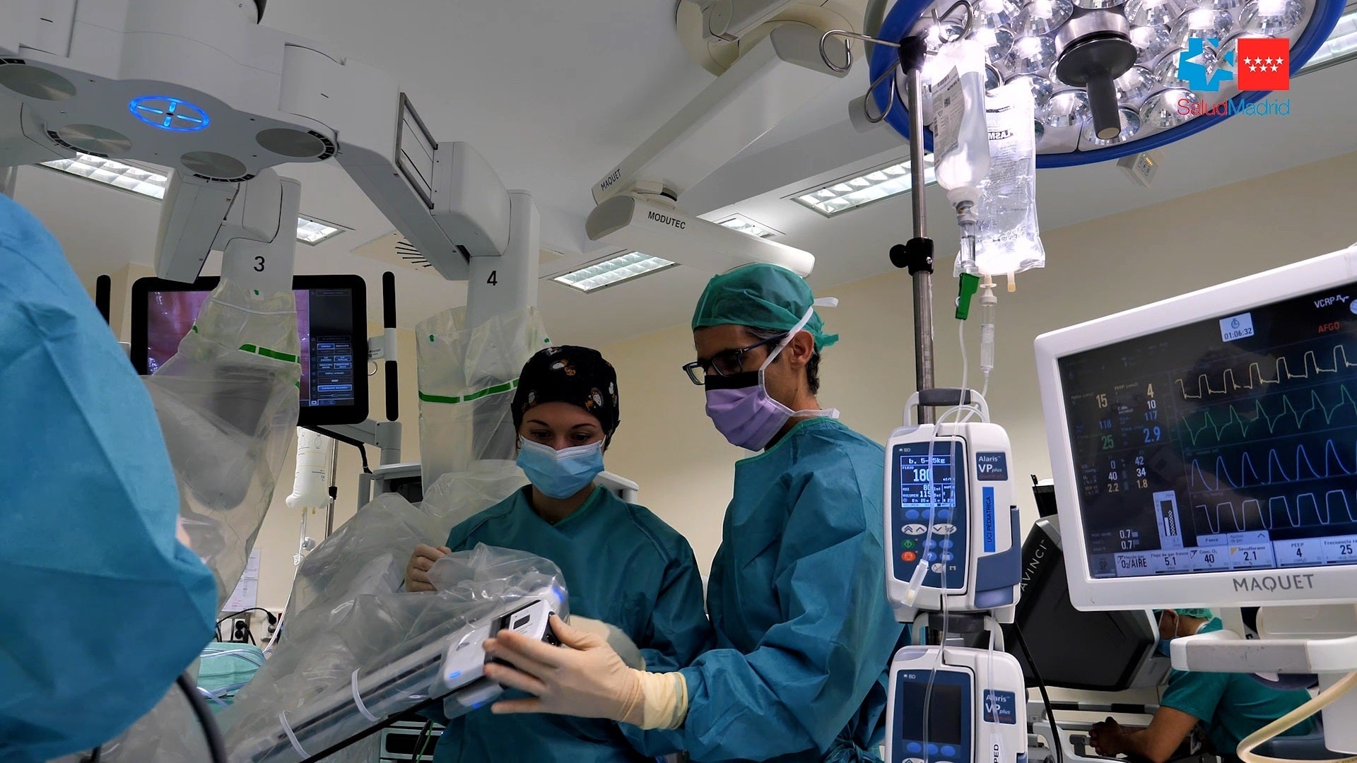 El Hospital Doce de Octubre opera con cirugía robótica a un bebé de diez meses El Hospital Doce de Octubre opera con cirugía robótica a un bebé de diez meses