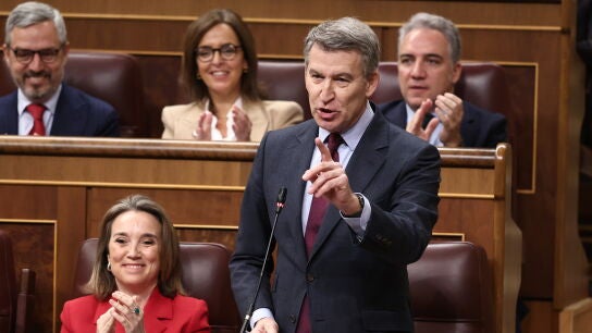 El presidente del PP, Alberto N&uacute;&ntilde;ez Feij&oacute;o