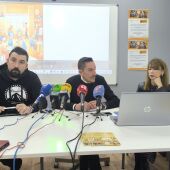 Responsables de INCISO Integración durante la rueda de prensa en Ciudad Real