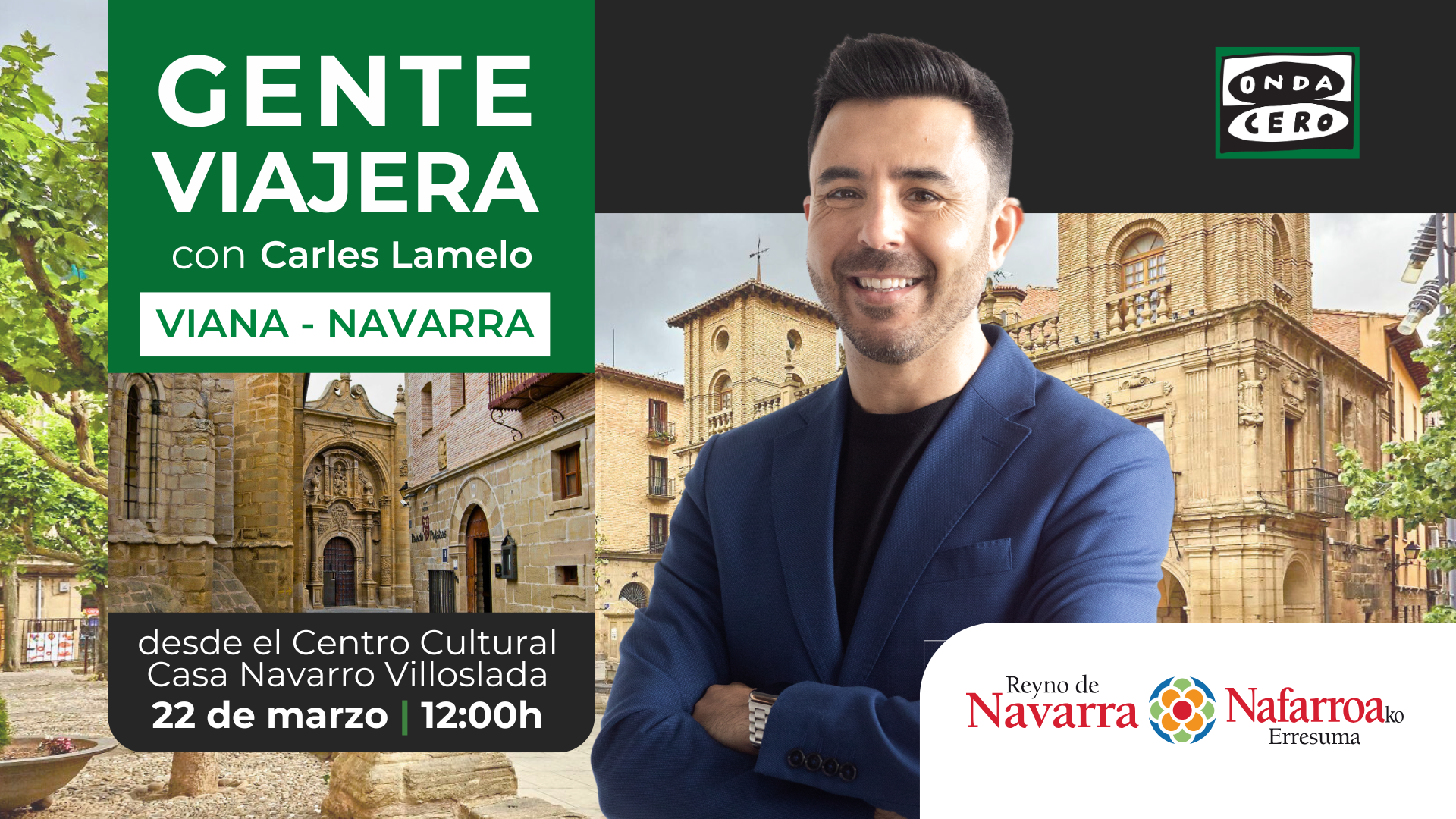 Programa especial de Gente Viajera desde Viana, Navarra: los secretos del municipio y el turismo regenerativo Programa especial de Gente Viajera desde Viana, Navarra: los secretos del municipio y el turismo regenerativo