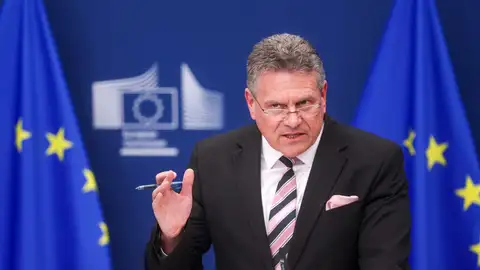 el comisario europeo de Comercio, Maros Sefcovic el comisario europeo de Comercio, Maros Sefcovic