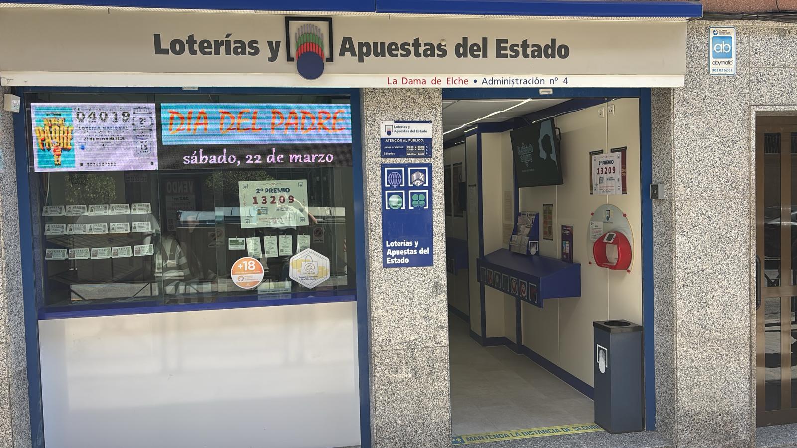 Elche, agraciada con el segundo premio de la Lotería Nacional Elche, agraciada con el segundo premio de la Lotería Nacional