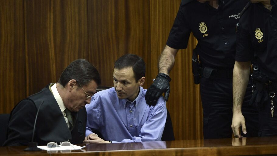 Jos&eacute; Bret&oacute;n a fecha de 2013 tras conocer el veredicto del jurado por el asesinato de sus hijos 