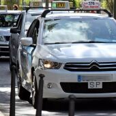 Parada de taxis en Santa Cruz de Tenerife
