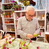 Joan Guillén, president del Gremi de Floristes de Catalunya