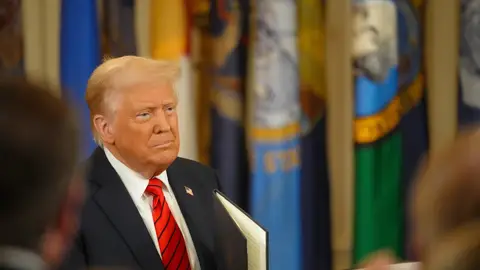 Donald Trump en una foto de archivo Donald Trump en una foto de archivo