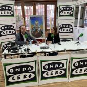 Juan Aguilera y María del Mar Alfonso, alcaldesa de Albox en el especial de Guion Cofrade