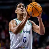 Tyson Pérez, de Unicaja Tyson Pérez, de Unicaja
