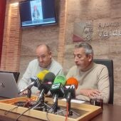 Jesús Martín, alcalde de Valdepeñas, y Gregorio Sánchez, teniente de alcalde de Medio Ambiente