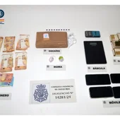 Material incautado durante la operación Material incautado durante la operación
