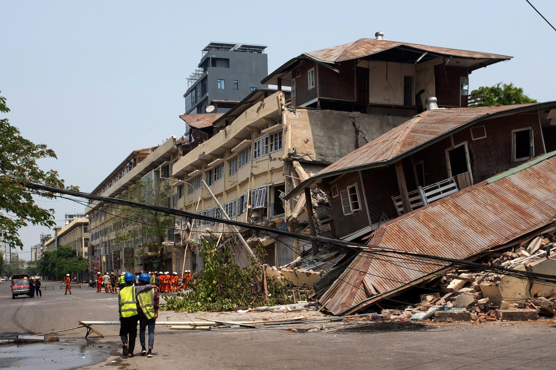 Una réplica de 5,1 grados hace temblar de nuevo Birmania Una réplica de 5,1 grados hace temblar de nuevo Birmania