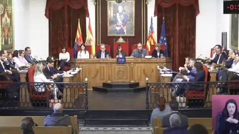 Pleno del Ayuntamiento de Elche. Pleno del Ayuntamiento de Elche.