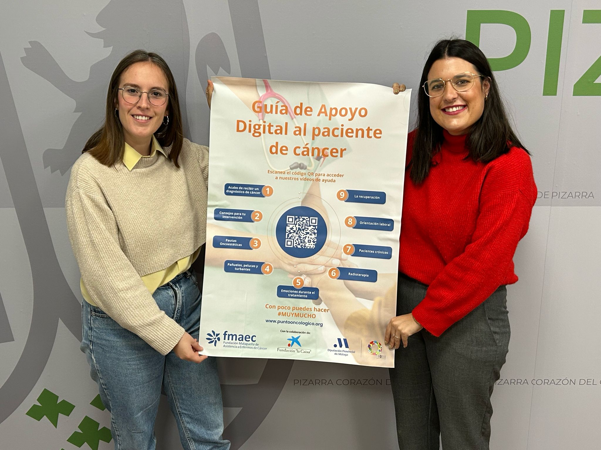 Pizarra acoge la “Guía de Apoyo Digital al Paciente de Cáncer” Pizarra acoge la “Guía de Apoyo Digital al Paciente de Cáncer”