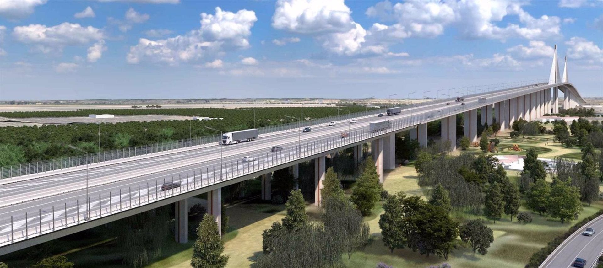 Transportes aprueba de forma provisional el proyecto del puente de la SE-40 Transportes aprueba de forma provisional el proyecto del puente de la SE-40