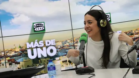 La cantante, Valeria Castro, durante su entrevista en Más de uno La cantante, Valeria Castro, durante su entrevista en Más de uno/ Rocío Marqués