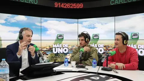 Los actores Quim Gutiérrez y Secun de la Rosa, durante su entrevista en Más de uno Los actores Quim Gutiérrez y Secun de la Rosa, durante su entrevista en Más de uno/ Rocío Marqués