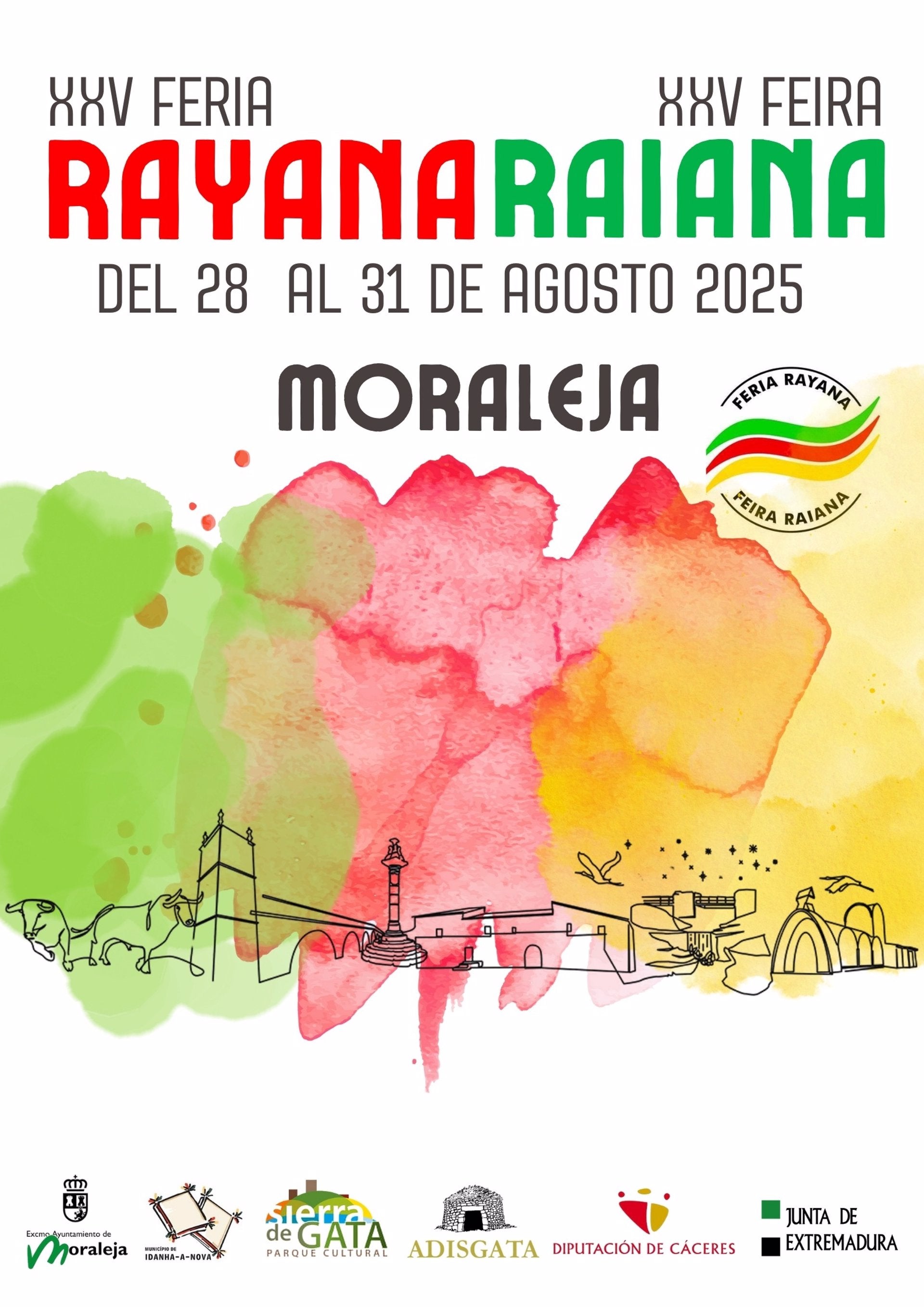 La XXV Feria Rayana se celebrará del 28 al 31 de agosto de 2025 en Moraleja La XXV Feria Rayana se celebrará del 28 al 31 de agosto de 2025 en Moraleja
