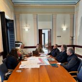 Instantes de la comisión informativa