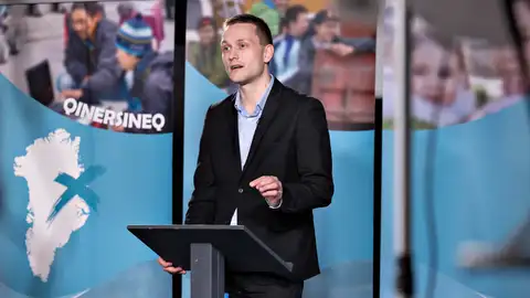 Jens-Frederik Nielsen, primer ministro electo de Groenlandia Jens-Frederik Nielsen, primer ministro electo de Groenlandia