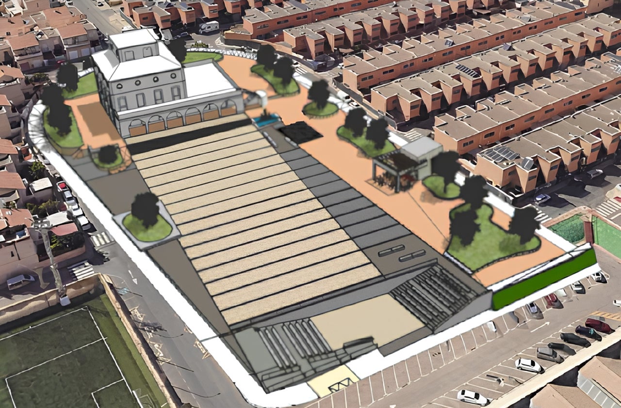 La plaza de Las Mascaranas de Huércal de Almería contará con un nuevo anfiteatro La plaza de Las Mascaranas de Huércal de Almería contará con un nuevo anfiteatro