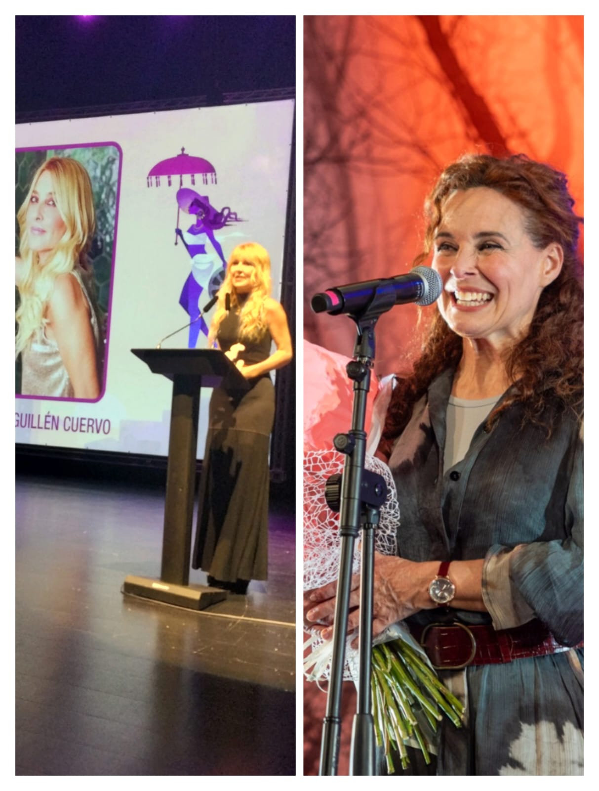 Silvia Marsó y Cayetana Guillén Cuervo galardonadas en l´Alfàs y Benidorm Silvia Marsó y Cayetana Guillén Cuervo galardonadas en l´Alfàs y Benidorm