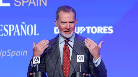 El rey Felipe VI: "Es lo que pasa por no protegerse" El rey Felipe VI: "Es lo que pasa por no protegerse"/ EFE/JJ Guillén