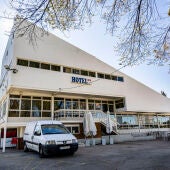 Hotel de Manzanares que acogería a los inmigrantes