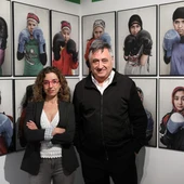 Los periodistas Mónica Bernabé y Gervasio Sánchez en las actividades del seminario de 2024. Los periodistas Mónica Bernabé y Gervasio Sánchez en las actividades del seminario de 2024.