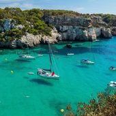 Menorca y sus aguas de color turquesa Menorca y sus aguas de color turquesa