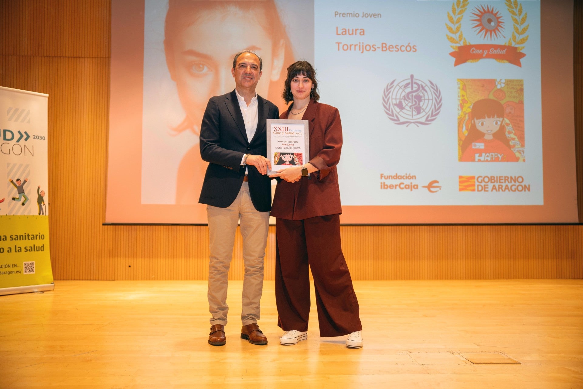 La oscense Laura Torrijos-Bescós, premiada por el programa "Cine y Salud" La oscense Laura Torrijos-Bescós, premiada por el programa "Cine y Salud"