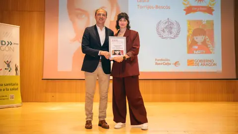 La oscense Laura Torrijos-Bescós, premiada por el programa "Cine y Salud"