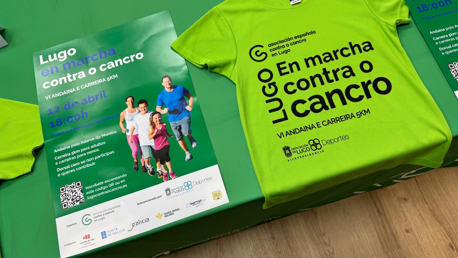 VI Edición de "Lugo En Marcha Contra o Cancro" este sábado 12 de abril VI Edición de "Lugo En Marcha Contra o Cancro" este sábado 12 de abril