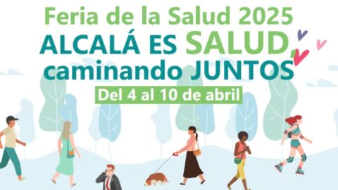 Cartel de la Feria de la Salud 2025 de Alcal&aacute; de Henares