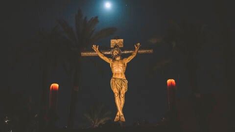 Un procesión en Elche durante la Semana Santa. Un procesión en Elche durante la Semana Santa.