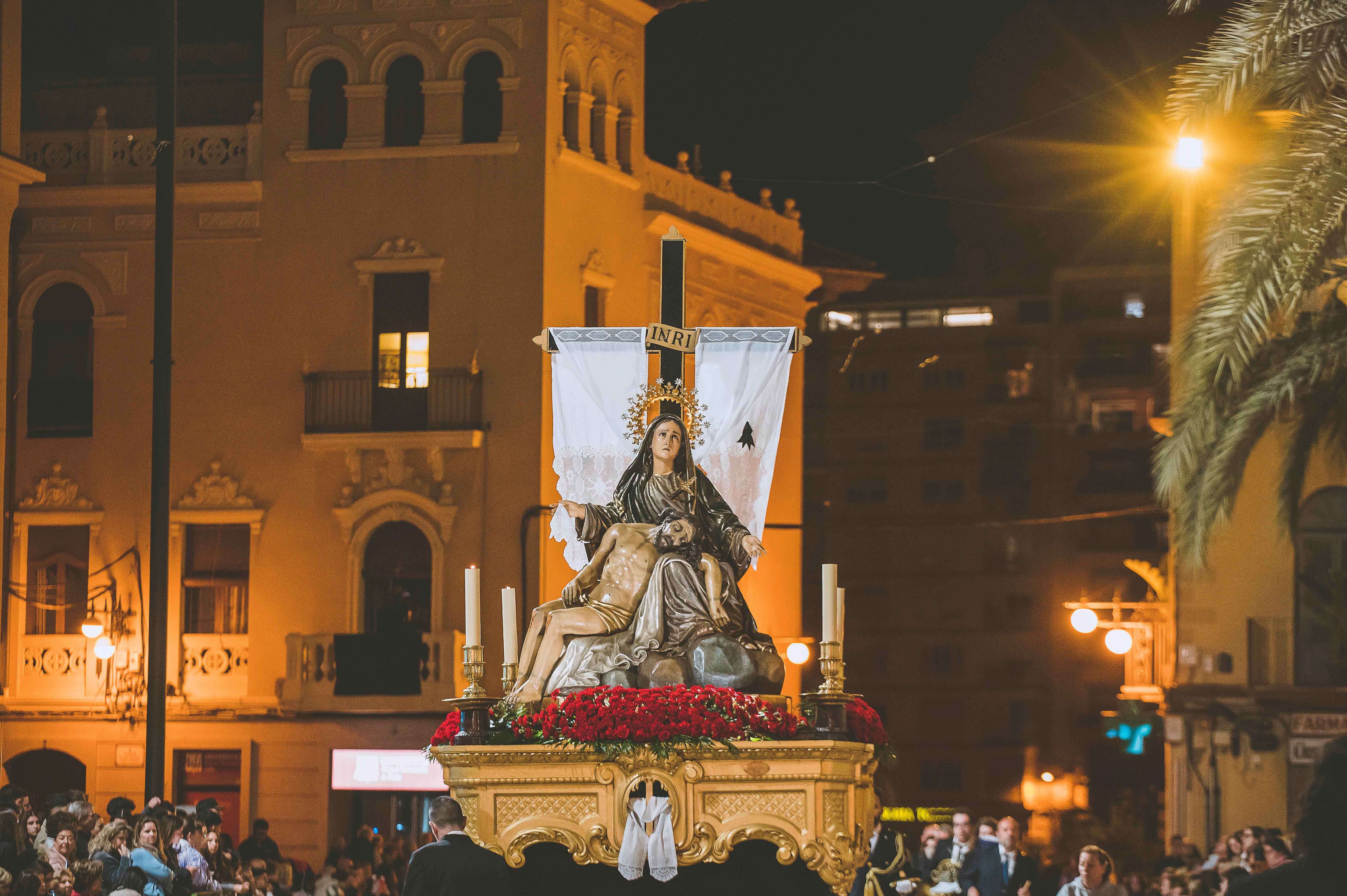 Una de las imágenes que procesiona en Elche el Lunes Santo. Una de las imágenes que procesiona en Elche el Lunes Santo.