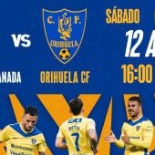 El Orihuela CF juega en Granada ante el penúltimo clasificado este sábado a las 16:00 horas 