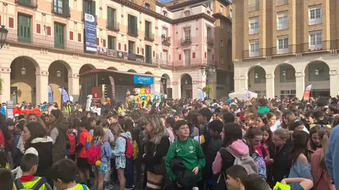 3.600 escolares recorren Huesca con la Minimarcha Aspace 3.600 escolares recorren Huesca con la Minimarcha Aspace