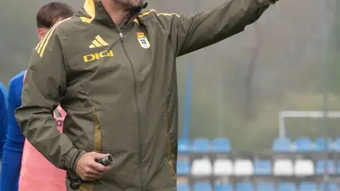 11-4-2025 Veljko Paunovic, entrenador del REal Oviedo 11-4-2025 Veljko Paunovic, entrenador del REal Oviedo