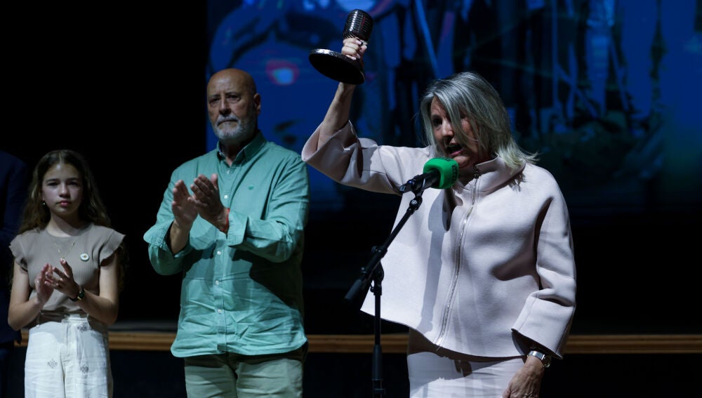 Nuria Moreno, en representación de la ola de solidaridad con los afectados por la DANA